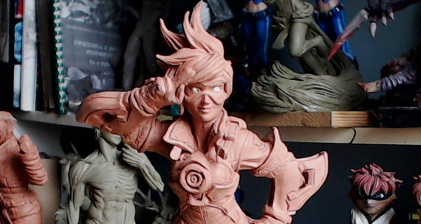 une sculpture de tracer realisee par mankej designs