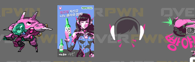 Graffitis D.Va pour Overwatch