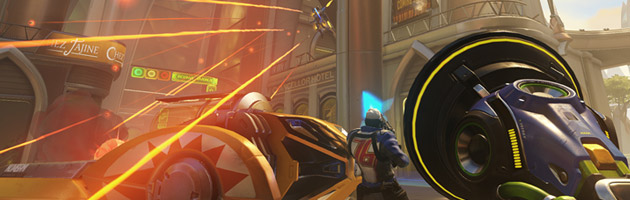 Le point de contrôle du convoi sur Numbani