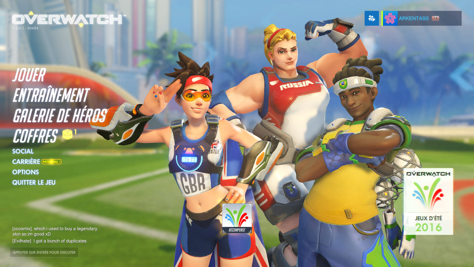 Les jeux d'été débarquent dans Overwatch