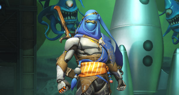 patch overwatch : skin legendaire genji bedouin et ecran de demarrage parties competitives