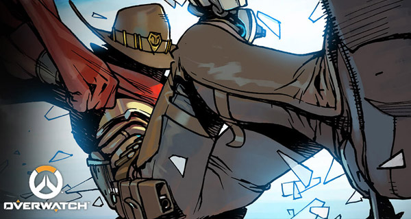 mini-comic overwatch : mccree - l'hypertrain sifflera trois fois