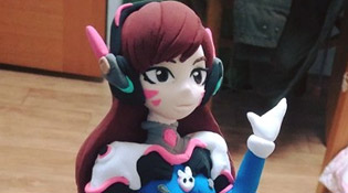 Figurine D.Va par Bartlet4us