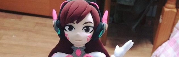 Figurine D.Va en argile par Bartlet4us