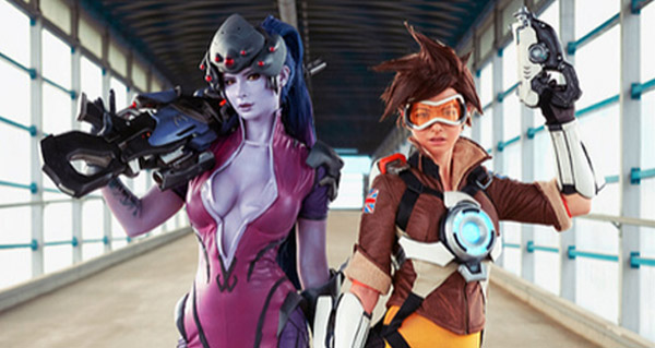 tracer et fatale par jannetin cosplay