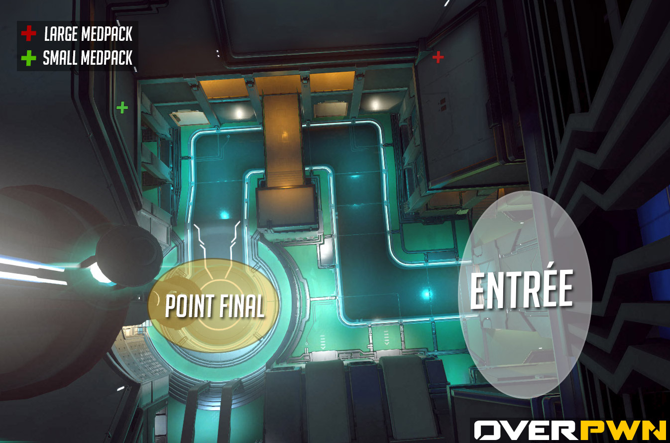 La carte du point final de Dorado dans Overwatch