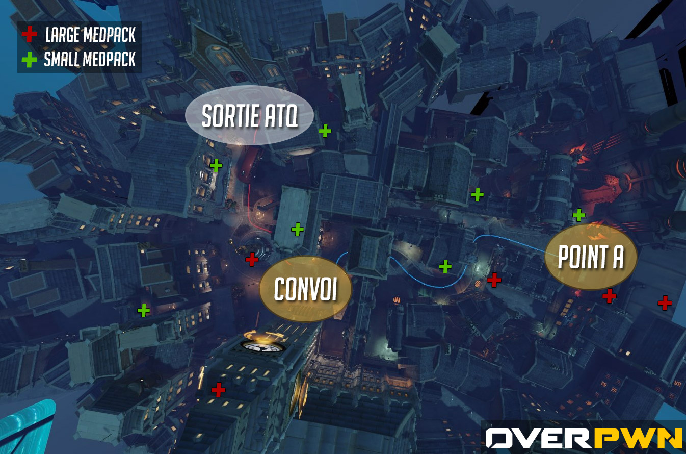La carte de King's Row dans Overwatch