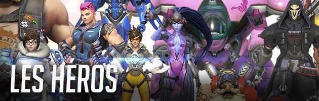 Tous les héros d'Overwatch !