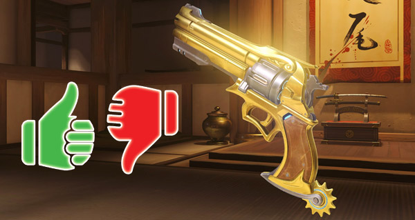 les armes dorees les plus et les moins populaires dans overwatch