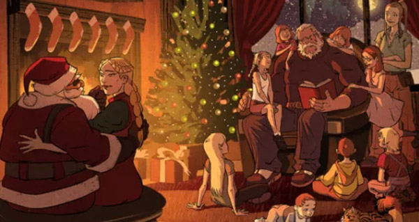 l'equipe d'overwatch world vous souhaite un bon reveillon et un joyeux noel