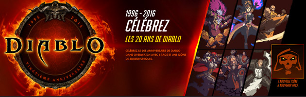 6 tags et une icône offerts pour les 20 ans de Diablo