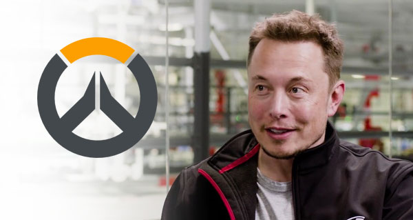 elon musk est un grand fan d'overwatch et il joue soldat 76