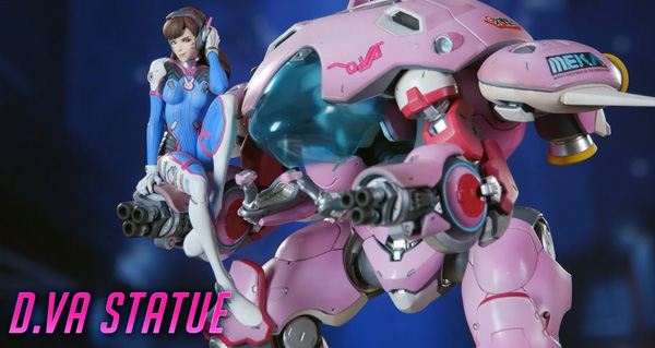 statue d.va en precommande dans le blizzard store