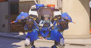 Skin Officier de police D.va