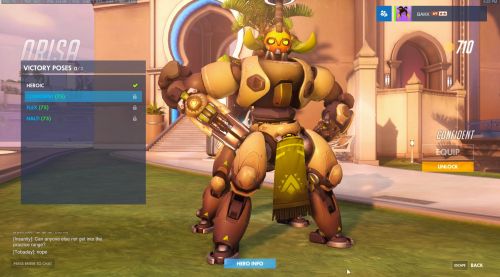 Image de Orisa poses victoire