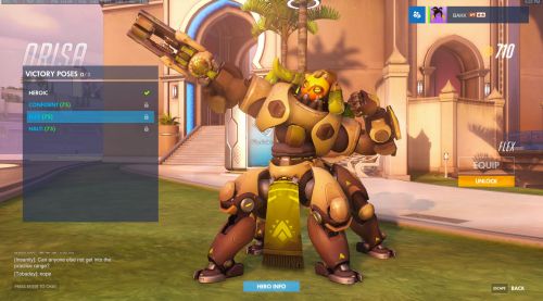 Image de Orisa poses victoire