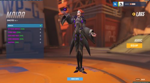 Image de Moira intégralité des emotes