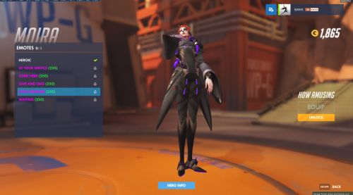 Image de Moira intégralité des emotes