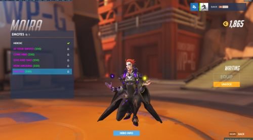 Image de Moira intégralité des emotes