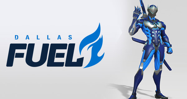 overwatch league : l'equipe dallas fuel presente son logo et un skin de genji