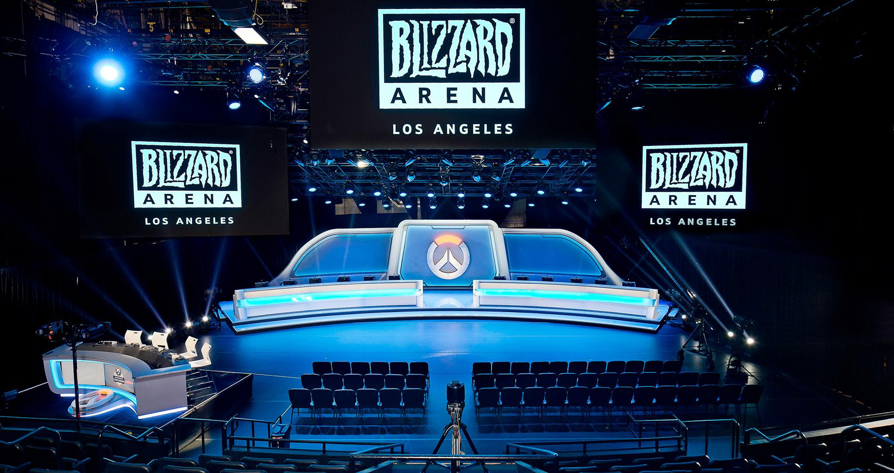 La scène de la Blizzard Arena Los Angeles