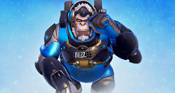 skin blizzcon 2017 pour winston avec l'achat du billet virtuel