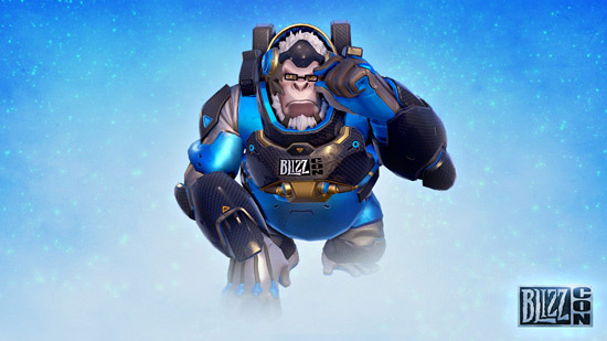 Le skin Winston Blizzcon 2017 est un bonus en achetant le billet virtuel