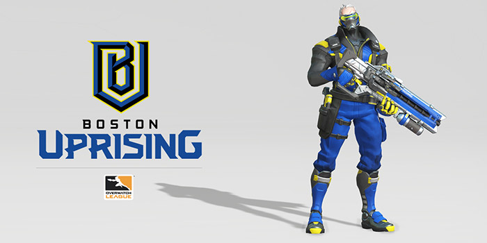 Le nouveau logo de Boston Uprising et un skin inédit de Soldat 76