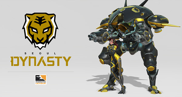 overwatch league : seoul presente le logo de dynasty et un skin pour d.va