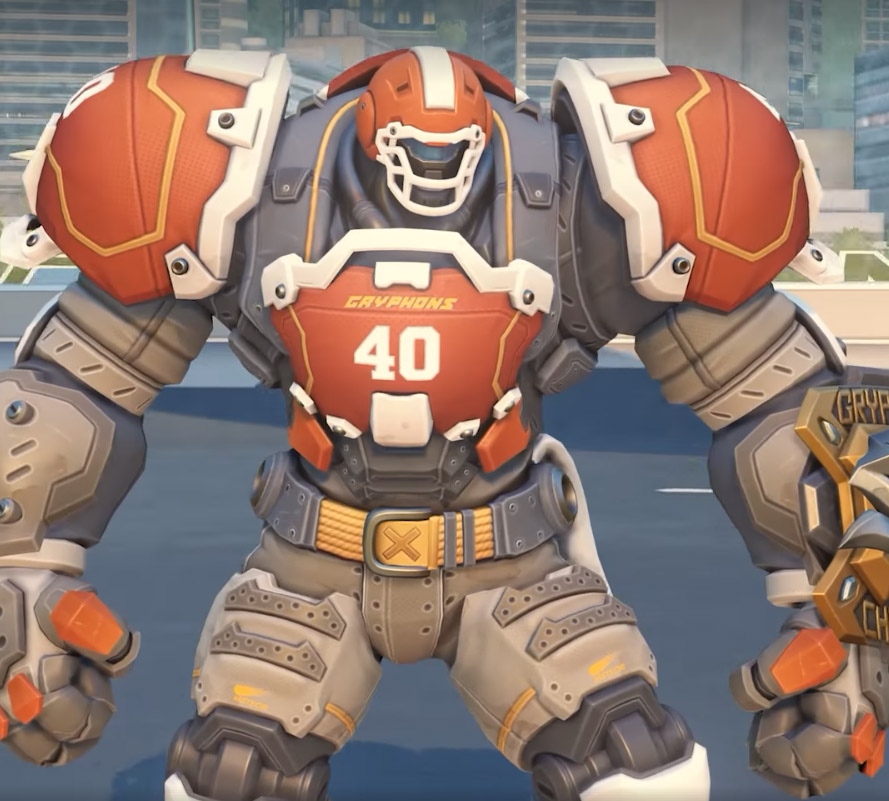 Skin légendaire Reinhardt Gridironhardt