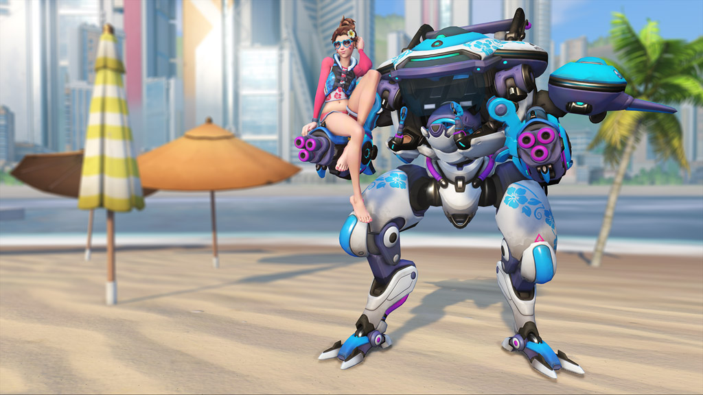 D.va skin légendaire Hors bord