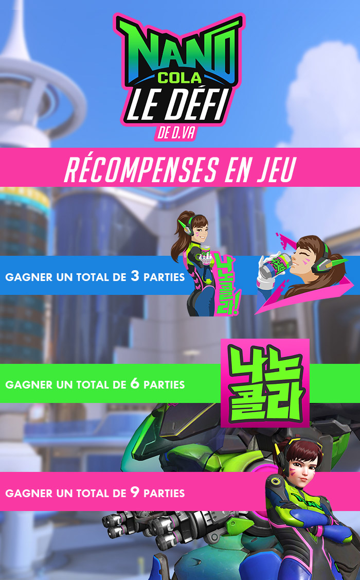 Le Challenge Nano Cola D.Va est disponible jusqu'au 10 septembre