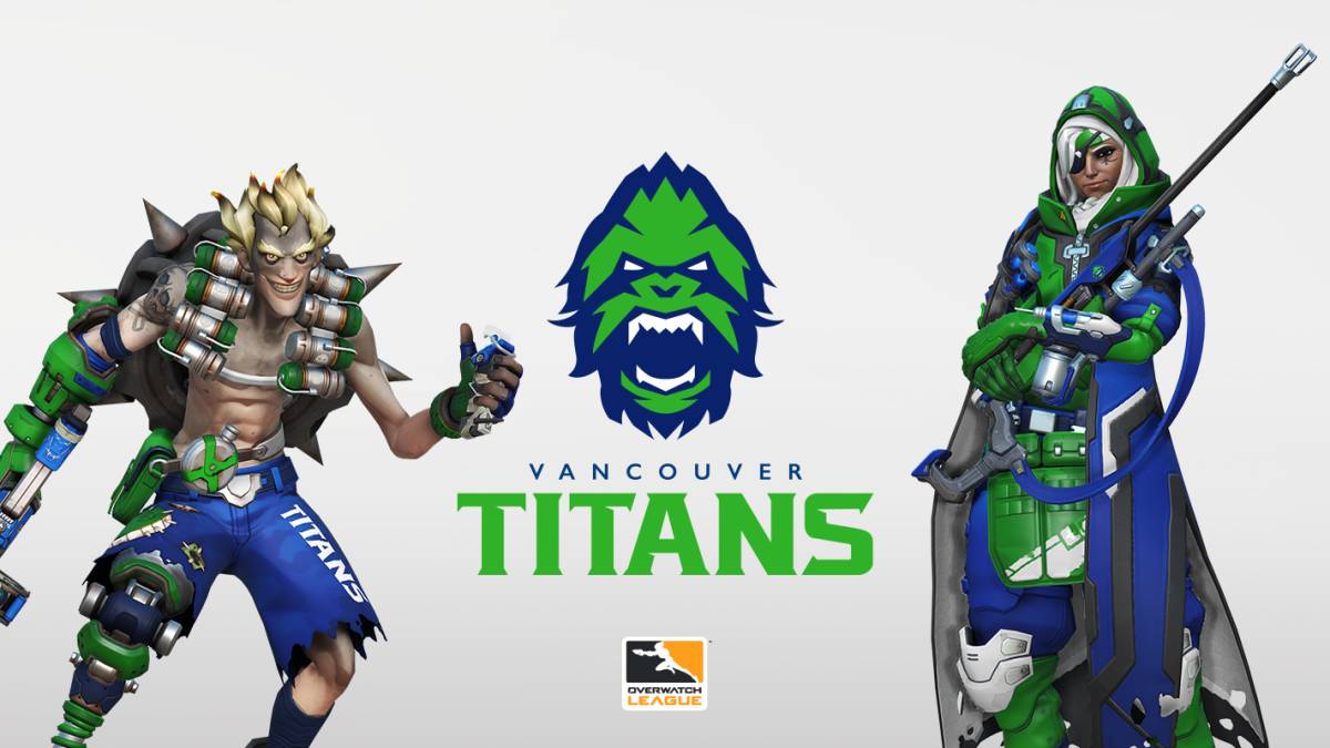 Logo et couleurs du skin des Vancouver Titans