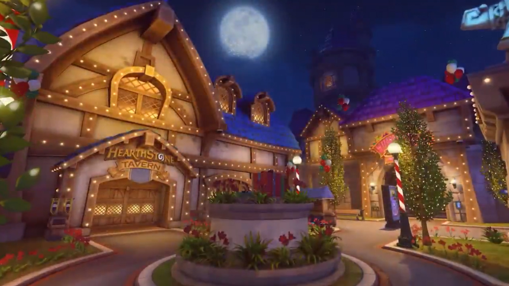 Blizzard World pendant l'événement Féerie hivernale 2018