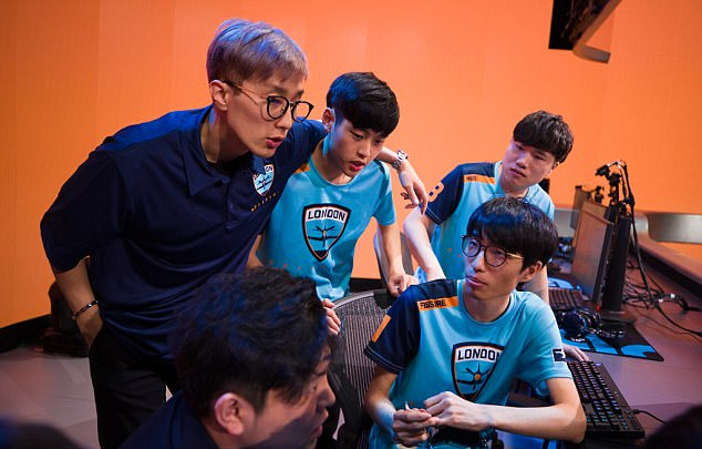 Overwatch League : l'équipe London Spitfire (Royaume-Uni) Crédit photo : Robert Paul