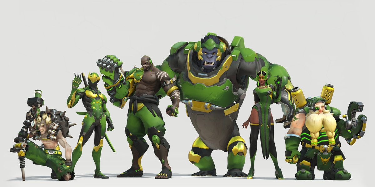 Skin de l'équipe Los Angeles Valiant pour l'Overwatch League (Etats-Unis)