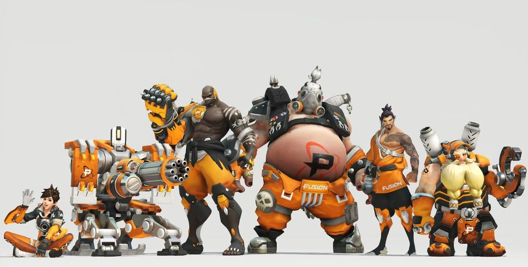 Skin de l'équipe Philadelphia Fusion pour l'Overwatch League (Etats-Unis)