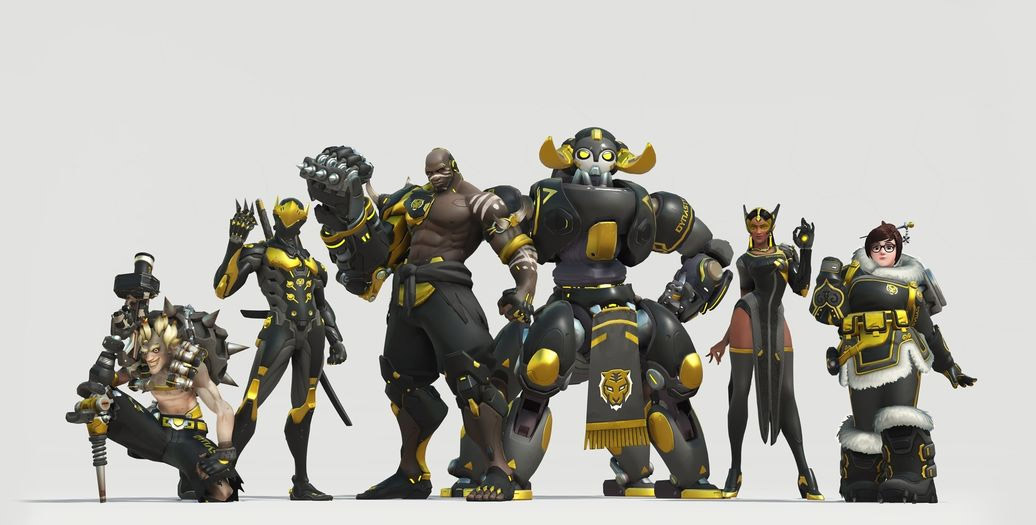 Skin de l'équipe Seoul Dynastie pour l'Overwatch League (Corée du Sud)