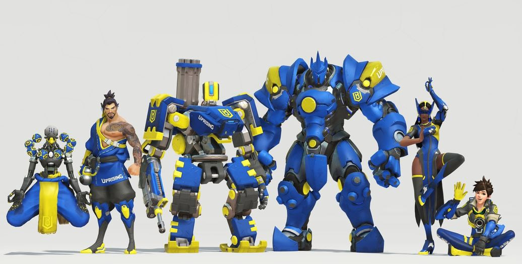 Skin de l'équipe Boston Uprising pour l'Overwatch League