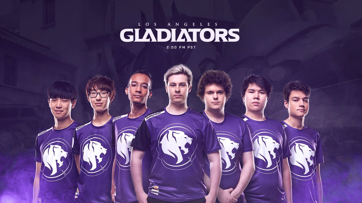 Overwatch League : l'équipe Los Angeles Gladiators (États-Unis)