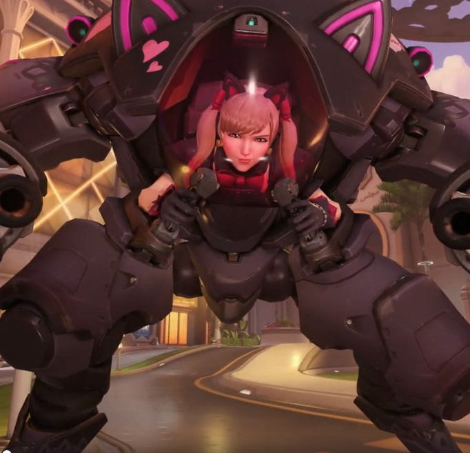 Skin légendaire D.va - Black Cat