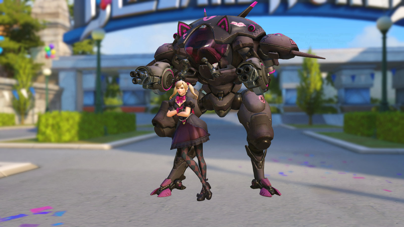 Skin D.Va légendaire - Chat noir