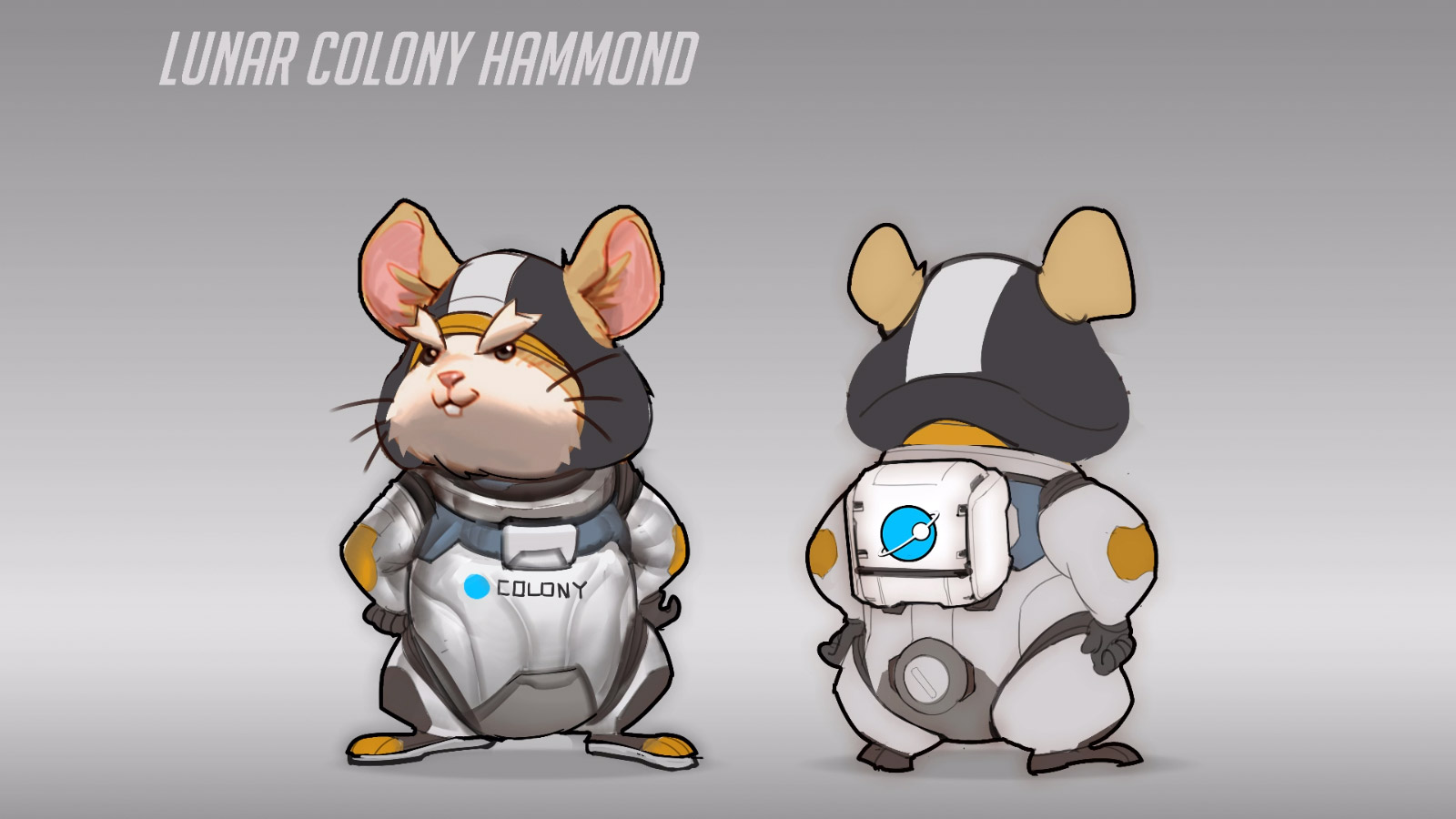 Hammond dans sa tenue de la Colonie lunaire Horizon