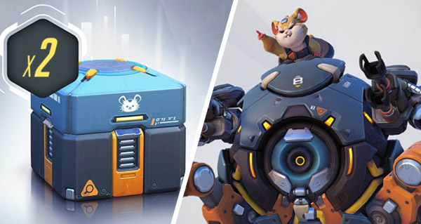 overwatch et twitch prime : obtenez deux coffres a butin bouldozer