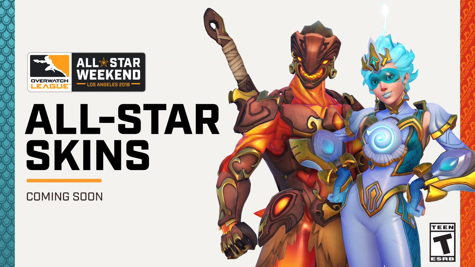 Skins légendaires Genji et Tracer pour l'Overwatch All-Star