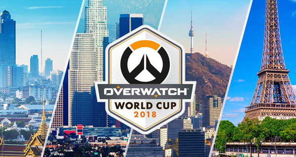 overwatch world cup 2018 : phase de qualification a paris du 21 au 23 septembre 2018