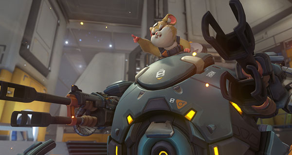 bouldozer d'overwatch : le gameplay en video du nouveau heros par potxeca