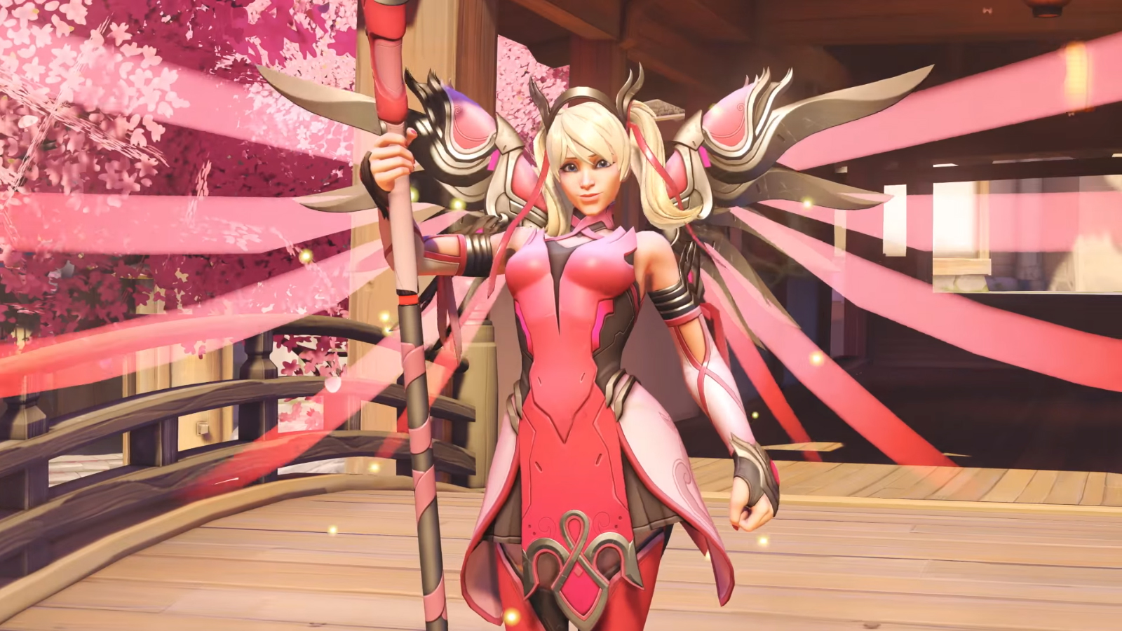 Skin légendaire Rose pour Ange d'Overwatch