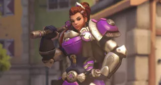 Skin rare Brigitte - Plommon