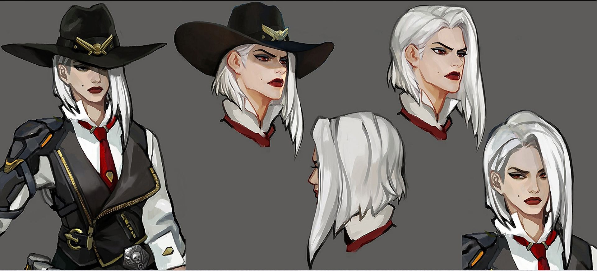 Finalisation du personnage Ashe d'Overwatch